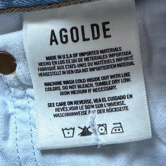 Agolde Riley High Rise Straight Crop Jean - Picture 8 of 9